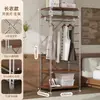 Arara de metal estilo japonês com 60cm de profundidade para instalação, guarda-roupa aberto autoportante, closet, prateleira montada, rack de armazenamento para guarda-roupa