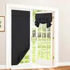 Cortinas blackout transfronterizas de Amazon, cortinas para ventanas pequeñas para dormitorios y salas de estar, instalación sin agujeros, autoadhesivas, listas para usar