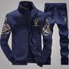 Ropa Deportiva para Hombre 2023 Primavera y Otoño Nuevo Estilo Coreano Traje Exterior Grueso Sudadera Casual para Hombre con Forro Polar para Adolescentes