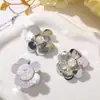 Ins Moda Coreana Prata Miçangas Pérola Lantejoula Flor Tecido Adesivos DIY Popular Capa de Celular Tênis Furado Flor de Sapato Acessórios