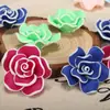 Flor de argila macia 35mm atacado rosa antigo acessórios diy Traje feminino adorno de cabeça grampo de cabelo Joias colar flores