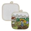 Estampa de Transferência de Calor para Uso Doméstico, Tapete Antiderrapante com Isolamento Térmico, Tapete Decorativo de Algodão e Linho para Utensílios de Mesa, Tapete para Tigela, Venda Direta da Fábrica Atacadista