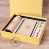 Conjunto de Copos Térmicos Inteligentes de Bambu Caderno de Bambu Conjunto de Presente para Eventos Empresariais