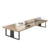Mobiliário de Escritório Mesa de Conferência Mesa Longa Mesa Retangular Minimalista Moderna Mesa de Recepção Mesa de Treinamento Mesa de Negociação Reunião