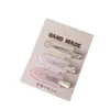 Pinza para el pelo de estilo coreano, a cuadros dulces y lunares, sin costuras, para mujer, pinza de verano con flecos, pinza de pico de pato para lavar la cara y maquillaje