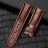 Correa de Reloj de Cuero Marino Grueso, Cuero Crazy Horse, Adecuada para Relojes Panerai, Correa de Cuero de Vaca Crazy Retro Rugosa Mate Europea y Americana