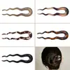 Novo grampo de cabelo acrílico em forma de U vintage transfronteiriço para mulheres, grampo de cabelo de alta qualidade para a parte de trás da cabeça, grampo de cabelo simples e presilha de cabelo