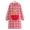 Mono impermeable de manga larga para mujer, nuevo delantal a prueba de aceite, ropa de trabajo para cocina doméstica, especial para catering
