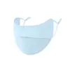 Máscara facial de seda helada transpirable ligera para mujer, protección UV de alta apariencia, protector facial de media cara para el sol de verano