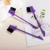 Fabricante fornece pincéis de sobrancelha multiuso, pincéis de sobrancelha de ponta dupla, pentes para aparar pelos, ferramentas de maquiagem para styling no atacado