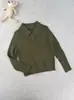Novedad Otoño/Invierno 100% Algodón Estilo Coreano para Niños Suéter Elegante para Niños y Niñas Retro Color Café Cuello en V Cuello POLO Top