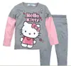 Ropa Nueva de Manga Larga para Niñas y Bebés Oruga Colorida de Dibujos Animados Conjunto de Ropa para el Hogar Pijama K240
