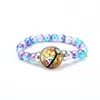 Pulsera de Cuentas de Pokémon, Pulsera Elástica de Colores con Cuentas, Accesorio de Pulsera Elástica de Pikachu Pokémon