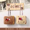 Set Original de Llaveros de Galleta de Peluche, Colgante para Bolso, Muñeca Linda, Pequeño Regalo para Parejas al por Mayor