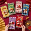 2026 Nuevos Sobres Rojos de Dibujos Animados Creativos con Bordado Simulado para Saludos de Año Nuevo y Festival de Primavera