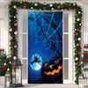 Cubierta de Puerta de Tela Elástica Cubierta de Puerta de Navidad Alegre Transfronteriza Tapiz Fondo de Tela de Regalo de Papá Noel para Fiesta Festiva