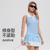 2026 Nuevo Estilo Chaleco Deportivo sin Mangas de Manga Corta para Mujer con Cuello Polo de Golf Top de Tenis para Entrenamiento al Aire Libre
