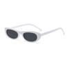 Gafas de sol retro estilo Hailey Bieber europeas y americanas gafas de sol ovaladas para mujer gafas de sol de montura estrecha y pequeña hombre