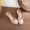 Zapatos de tacón alto con plataforma negra para mujer petite, tacón de bloque francés, nuevos de verano, versátiles con faldas, zapatos Mary Jane