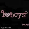 Novo Produto Criativo Acessórios de Letra DIY Amor Diamante Material de Liga Acessórios Versáteis DIY Acessórios de Beleza Strass