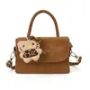 Bolso Pequeño Cuadrado Retro Estilo Hong Kong Hombro Único 2026 Nuevo de Moda Diseño de Nicho Moda Color Sólido Bolso de Hombro Cruzado de Alta Gama