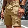 Shorts de Cinco Pontas Tendência Soltos Personalizados para Comércio Exterior Shorts Casuais de Trabalho Masculinos Táticos