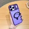 Aplicable para iPhone 18 Pro Max Funda Magnética Mate con Soporte Funda Protectora Magnética de Cobertura Total con Sensación de Piel para Apple 17