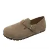 Zapatos planos, retro y versátiles, mocasines sin cordones de suela blanda para mujer, nuevo modelo popular de otoño 2026, zapatos Birkenstock completamente cerrados