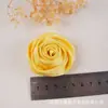 Primavera Pequeño Fresco y Elegante Tela Rizo Rosa DIY Hecho a Mano Simple Pasador Cuerda para el Cabello Accesorios para Ropa Accesorios