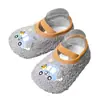 Zapatos de Piso para Bebé de Otoño e Invierno, Zapatos de Interior y Calcetines, Suelas Suaves Antideslizantes, Forrados de Felpa para Prevenir el Frío, Zapatos para Niños Pequeños, Cubrepiés Gruesos para Bebés