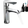 Grifo de agua fría y caliente para lavabos, adecuado para uso doméstico, lavabos de baño, encimeras de tocador y lavabos en general; válvula mezcladora a prueba de salpicaduras