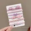 Gomas para el Cabello Color Café para Niñas, Cola de Caballo Alta Semi-Atada o Completamente Atada, Bandas Elásticas para el Cabello Melard, Anillos Elásticos de Alta Elasticidad para Niños Niñas
