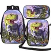 Mochila Escolar de Doble Capa Bolso Cruzado Bolsa para Papelería Traje Mochila para Estudiante Mochila Infantil Bolsa de Viaje Portátil con Carga Reducida D-made