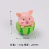 Boneca leitãozinha desenho animado criativo feito à mão DIY peças de acessório cola de creme resina pequenos materiais de acessório atacado