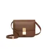 Bolso Cuadrado Pequeño Nuevo de Nicho Versátil de Gama Alta Bolso Caja de Cuero Retro de Gran Capacidad para Hombro Cruzado para Mujer