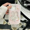 Funda de Teléfono Linda de Dibujos Animados de Conejo y Manzana Japonesa y Coreana 18Promax Adecuada para Iphone17Pro Modelo Nuevo 15Pro16