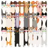 30 Marcadores de Página de Gato de Desenho Animado, Série Gato Dupla Face, Marcadores de Página Criativos Simples em Formato Artístico, Cartões de Marcação para Estudante