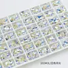 Pedras de Strass para Unhas Dongzhou, Strass Brilhantes Corte Fogos de Artifício Oval com Fundo Pontiagudo, Acessórios DIY, Strass de Cristal K9, Strass Adesivos para Unhas Usáveis