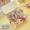 Caja de Almacenamiento para Accesorios de Cabello Infantil Organizador de Compartimentos de Escritorio para Gomas de Pelo de Niña, Bandas Elásticas de Gran Capacidad, Cuerdas para el Cabello y Joyero