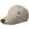 Gorra de Béisbol de Verano con Logo Metálico m, Gorra de Pico Delgado para Adelgazar la Cara, Gorra de Malla Transpirable Versátil de Moda Transfronteriza