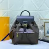 Moda Nueva 2025 Mochila para Mujer Transfronteriza Mochila Clásica Elegante con Cordón Mochila Casual Versátil para la Escuela