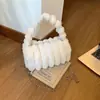 Bolso de Peluche Nuevo para Mujer, Estilo Versátil de Gama Alta para Otoño e Invierno, Bolso de Hombro Cruzado Individual, Bolso de Mano Texturizado para Mujer de Doble Uso y Billetera para Monedas