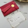 Convites de Casamento, Cartões de Convite de Casamento, Envelopes com Estampagem Dourada, Convites de Casamento Românticos de Alto Padrão Estilo Europeu, Cartões de Agradecimento para Banquete de Casamento