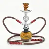 Producto nuevo transfronterizo directo del fabricante, en stock, juego pequeño de cachimba árabe, shisha barato nuevo de doble tubo