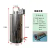 Chaleira para Água Quente de Aço Inoxidável Espessado com Chaminé Fogão a Lenha com Torneira Chaleira de Chaminé