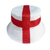 Mundial 2026 Bandera Nacional de Inglaterra Impresa Sombrero de Pescador Bandera Roja Evento Deportivo Animación Sombrero de Pescador