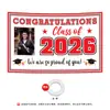 Fondo de tela para temporada de graduación, decoración de ambiente de actividad escolar transfronteriza, tela colgante, pancarta de fotos de fiesta, tamaño de bandera personalizable
