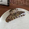 Pinza Única para el Cabello con Estampado de Leopardo Nube Nueva de Alan, Accesorio Grande Estilo Coreano para Recogidos en la Parte Trasera de la Cabeza