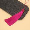 Sombrero de Piña de 14 cm Abanico de Borla Larga Colgante de Abanico Hanfu Colgante de Sombrero Colgante para Coche Cesta de Flores Borla Accesorio