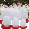 Frango com dispensador de água de bolha redonda chaleira pato ganso com pintinho dispensador automático de água suprimentos de granja de frango equipamento
